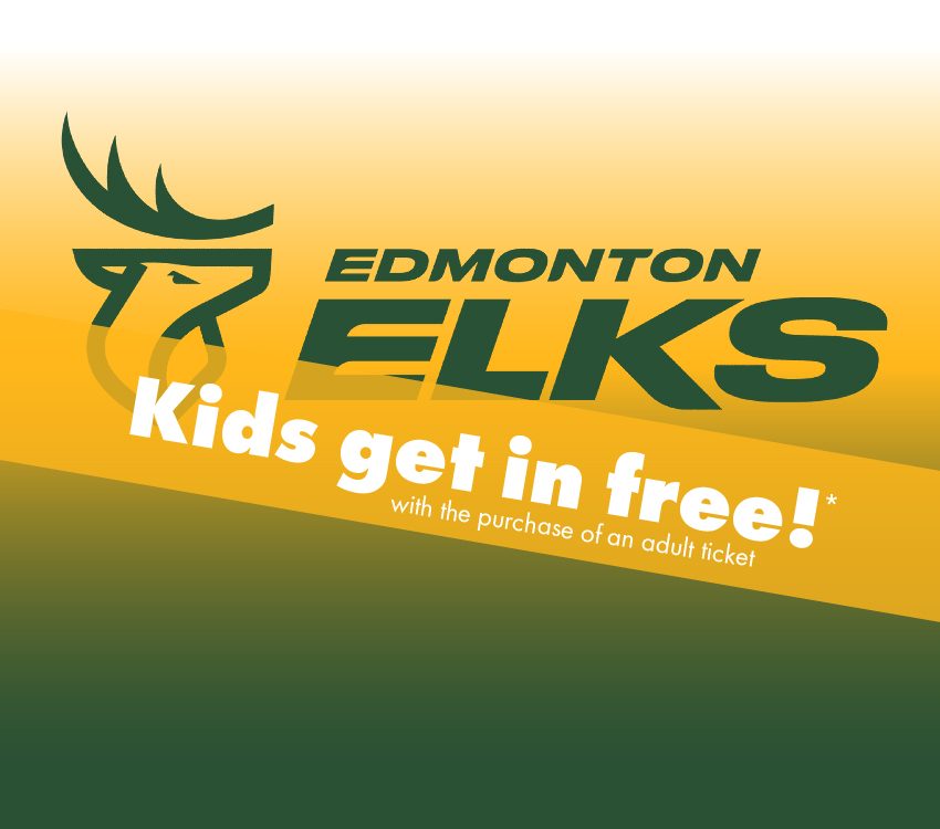 Free Children's Tickets to September 7 Elks Game St. Albert Public